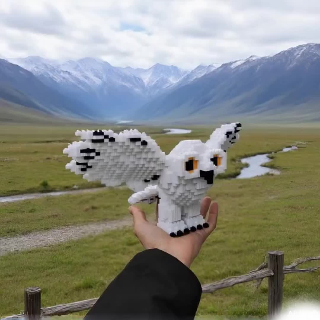 Flying Owl Puzzle Assembly Blocks, 3D Toy